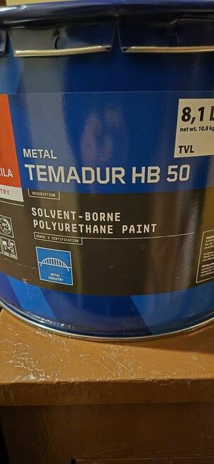 Farba+ utwardzacz do metalu biała polmat