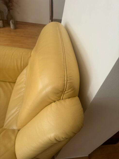 Zestaw skórzanych mebli wypoczynkowych KLER