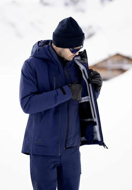 Kurtka narciarska Stockli Montero granatowa