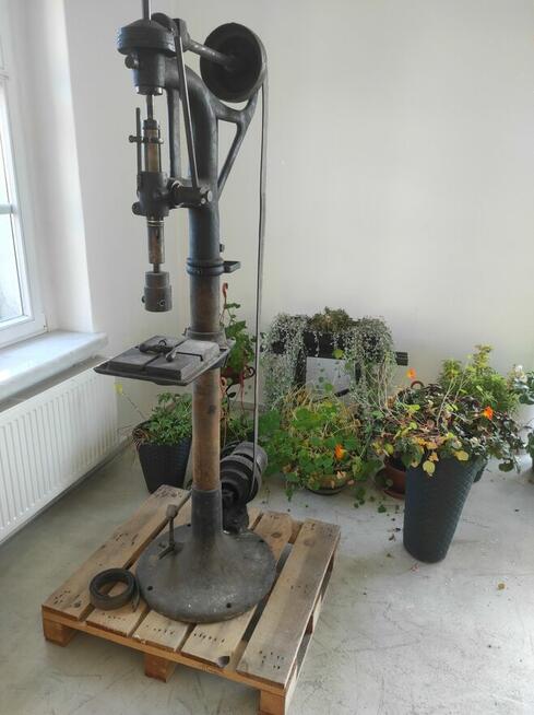 Wiertarka pionowa bez slnika kolumnowa słupowa stołowa