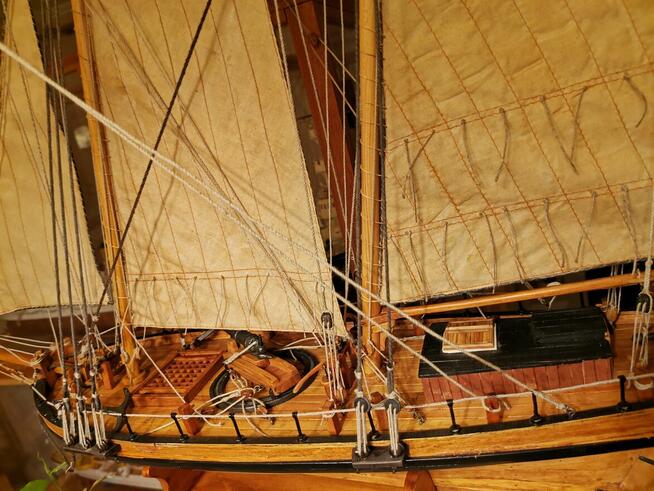 Model okrętu żaglowiec szkuner patrolowy Alert 1818 90 cm sk