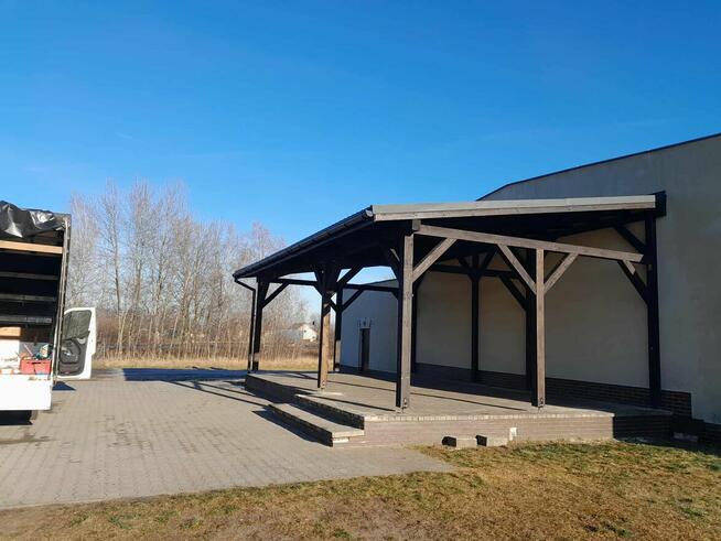 Wiaty zabudowy tarasowe