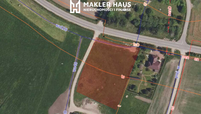 Działka z możliwością uzyskania warunków zabudowy