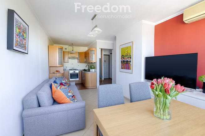 Mokotów/2 pok. balkon/Ładny widok na zieleń