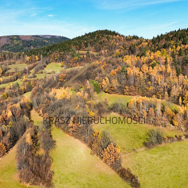 Widokowa działka rolna w Zawadce k/Tymbarku