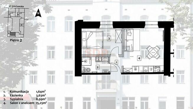 Mieszkanie Warszawa Praga Płd., Grochów, Grochowska