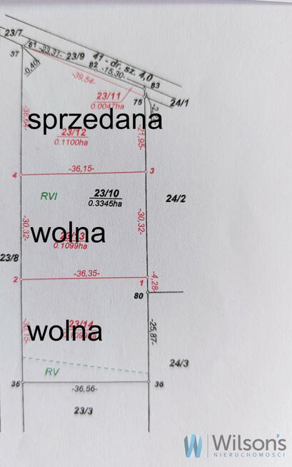 Działka budowlana Duży Dół gm. Grójec,