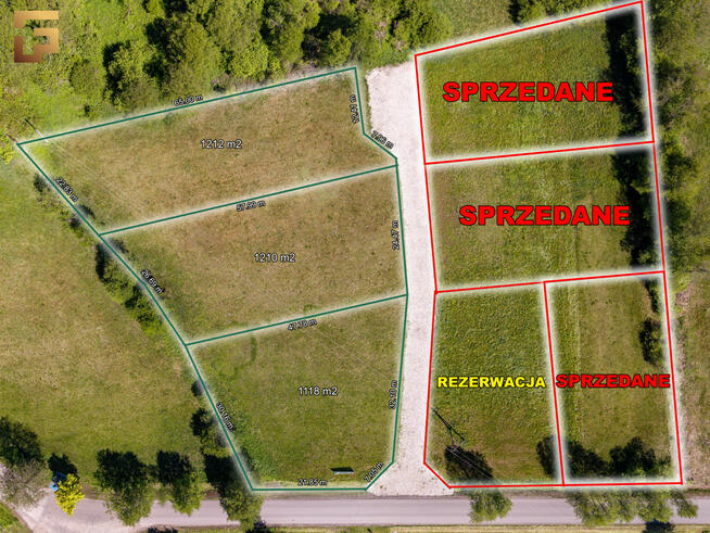 Działka inwestycyjna Franciszków gm. Tłuszcz,