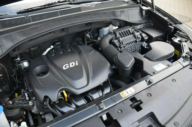 Hyundai Santa Fe Czarny Zarejestrowany 2.4GDI 192KM Serwis Skóra Bi-xenon Navi Kamera
