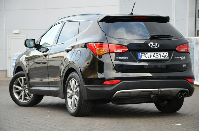Hyundai Santa Fe Czarny Zarejestrowany 2.4GDI 192KM Serwis Skóra Bi-xenon Navi Kamera
