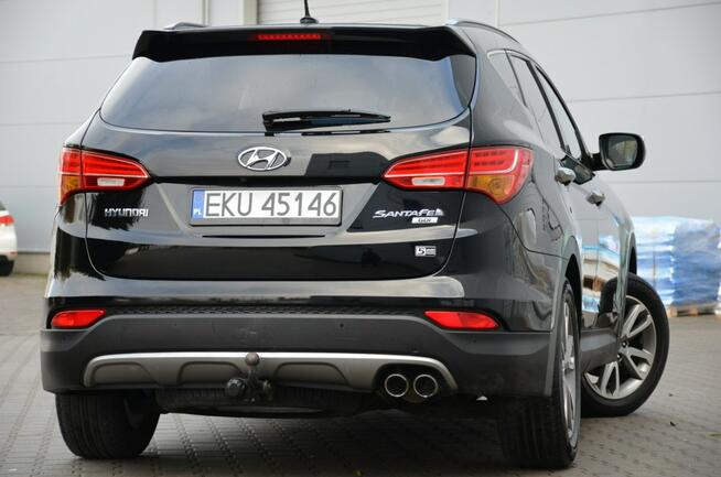 Hyundai Santa Fe Czarny Zarejestrowany 2.4GDI 192KM Serwis Skóra Bi-xenon Navi Kamera