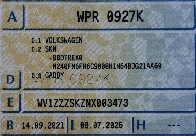 Volkswagen Caddy FV23% 2.0TDI SalonPL Parktronic Front Assist Tempomat 1WŁ Gwarancja