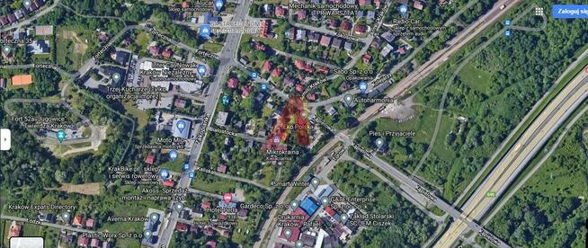 Działka budowlana Kraków Podgórze, Borek Fałęcki, Zakopiańska
