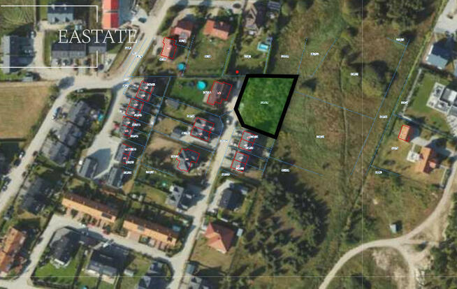 Działka budowlana Bojano gm. Szemud, Platynowa