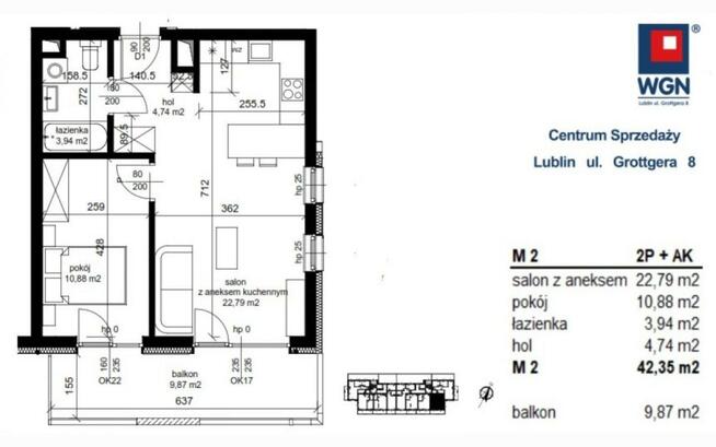 Mieszkanie Łęczna gm. m. Łęczna Bobrowniki, Wierzbowa
