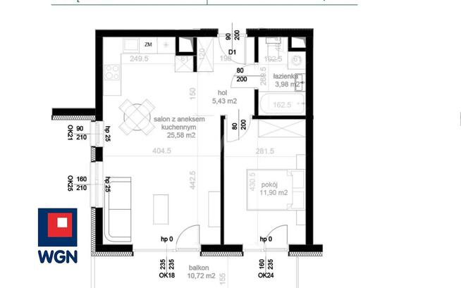 Mieszkanie Łęczna gm. m. Łęczna Bobrowniki, Wierzbowa