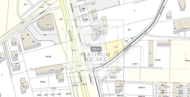 Działka budowlana Wrocław Krzyki, Jagodno, Buforowa