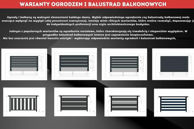 Ceownik trapezowa 15 cm, ogrodzenia nowoczesne