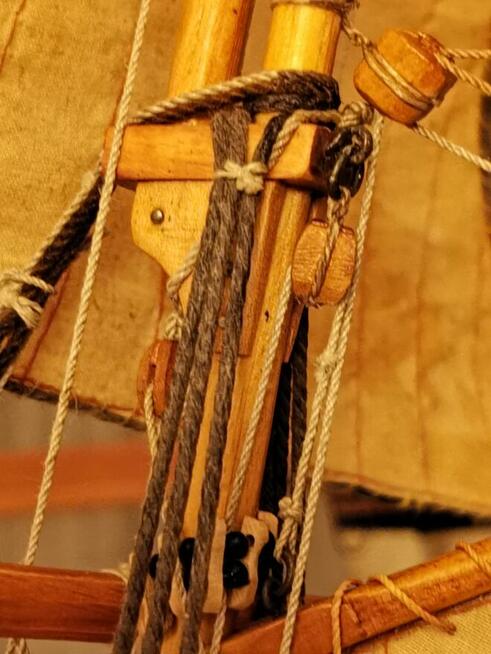 Model okrętu żaglowiec szkuner patrolowy Alert 1818 90 cm sk