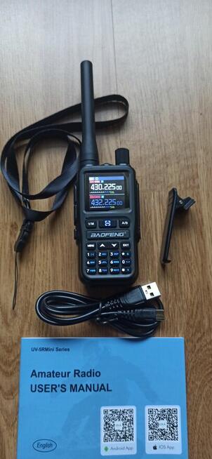 Baofeng UV-5R mini skaner częstotliwości policja straż pkp