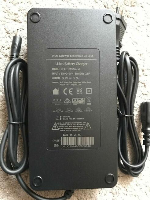 Akumulator rowerowy bateria z bagażnikiem 48v 18,2Ah USB eBi