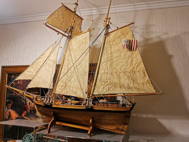 Model okrętu żaglowiec szkuner patrolowy Alert 1818 90 cm sk
