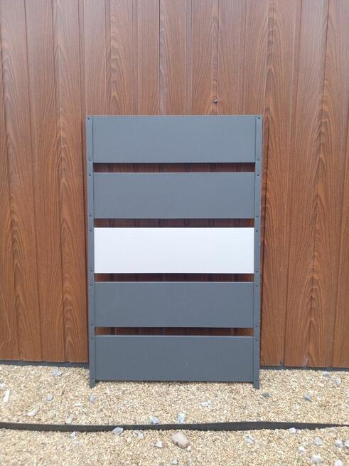 Ogrodzenie nowoczesne panel zamknięty szerokość 15 cm