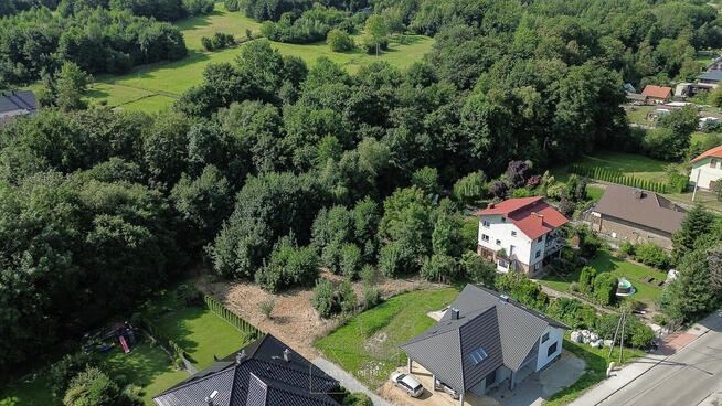 Działka budowlana przy lasku / 21 arów / Wadowice
