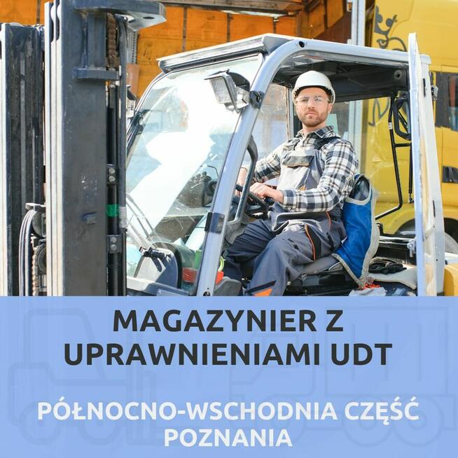 Magazynier z uprawnieniami UDT - 1 zmiana! UoP!