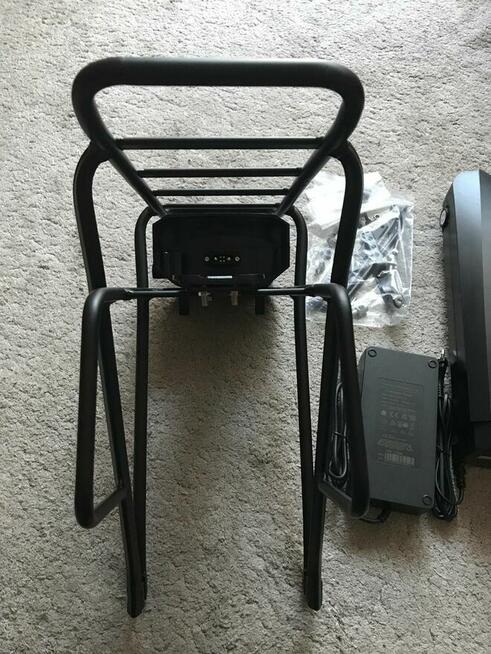 Akumulator rowerowy bateria z bagażnikiem 48v 18,2Ah USB eBi