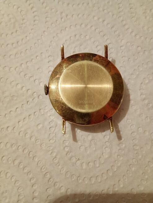 ARFENA szwajcarski zegarek 14K próba 585 - datownik!