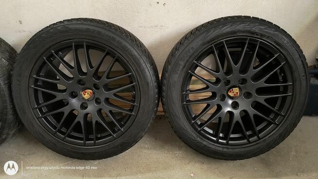 Porsche Cayenne felgi BBS Spyder RS z oponami i czujnika