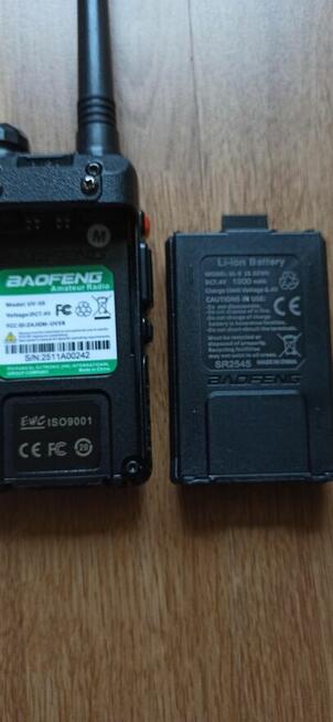 Radiotelefon Baofeng UV-5R policja straż pożarna pkp ochrona
