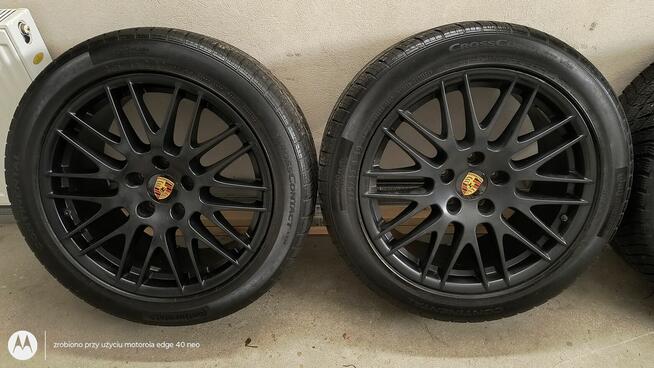 Porsche Cayenne felgi BBS Spyder RS z oponami i czujnika
