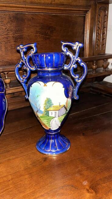 Patera, duża. Kobaltowa. Made in Portugal. Do powieszenia.