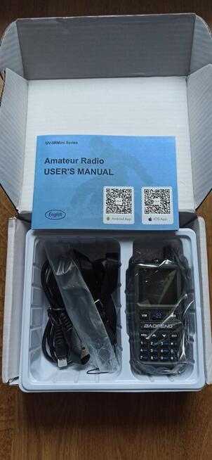 Baofeng UV-5R mini skaner częstotliwości policja straż pkp