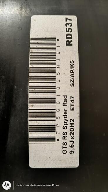 Porsche Cayenne felgi BBS Spyder RS z oponami i czujnika