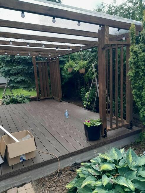 Wiaty zabudowy tarasowe