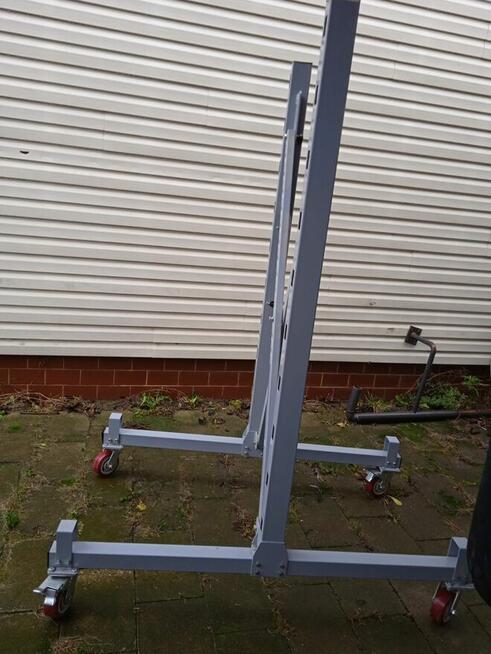 Dwustronny rozciągany wózek lakierniczy regał Holzmann