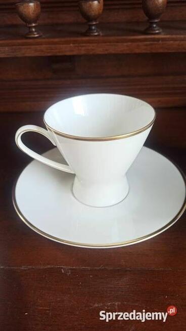 Filiżanka z talerzykiem Rosenthal. Germany Form 2000.