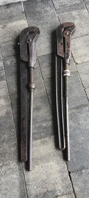 Klucz żabkowy / hydrauliczny – stary, solidny, metalowy