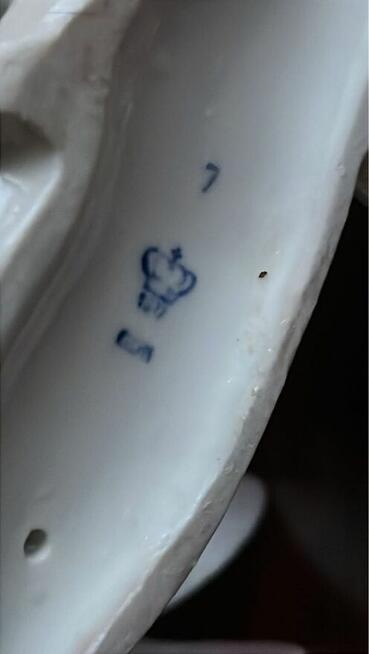 Para gołąbków. Figurka-porcelana Grafentha. Niemcy, 70 lata