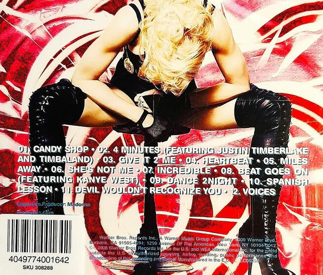 Polecam Wspaniały Album CD MADONNA - Album Hard Candy CD