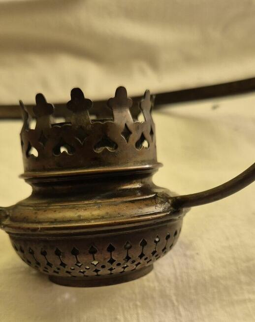 Lampa naftowa typu Kosmos Burner firma G. F. Opitz Berlin