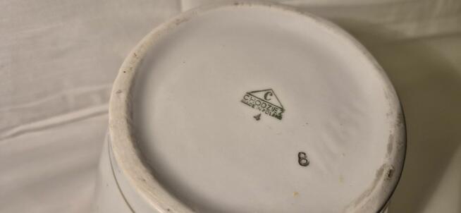 Wazon Chodzież złocenia zabytek lata 60 PRL stan idealny