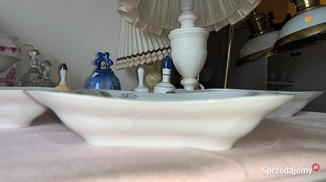 Salaterka z kwiatami jabłoni. Carl Tielsch Porcelana z manuf