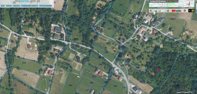 Wola Kurowska Działka 1,07ha Bezpośrednio