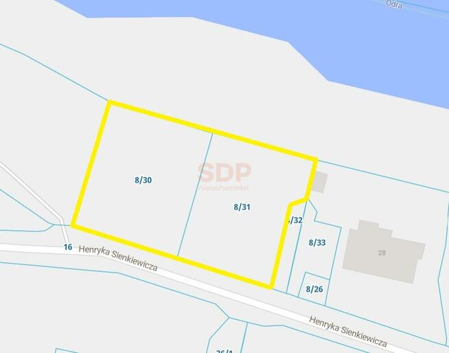 Działka usługowa Malczyce, Henryka Sienkiewicza