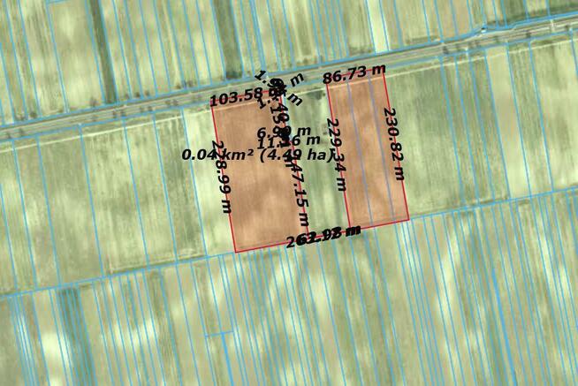 Działka inwestycyjna 4,5 ha bezpośrednio przy S12