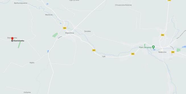 Gm. Wąwolnica - 100ar z projektem domu.